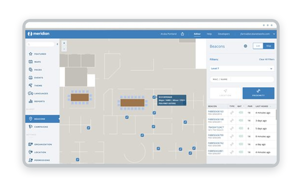 Aruba Sensor Printscreen