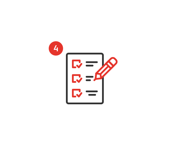 Icon für Cyber Security Audit mit Checkliste, Stift und Benachrichtigung als Symbol für Sicherheitsüberprüfung, Audit-Dokumentation und IT-Compliance in der Schweiz.