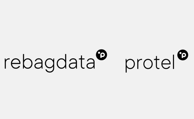 Rebagdata und Protel Logo