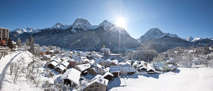 Winterlandschaft im Engadin
