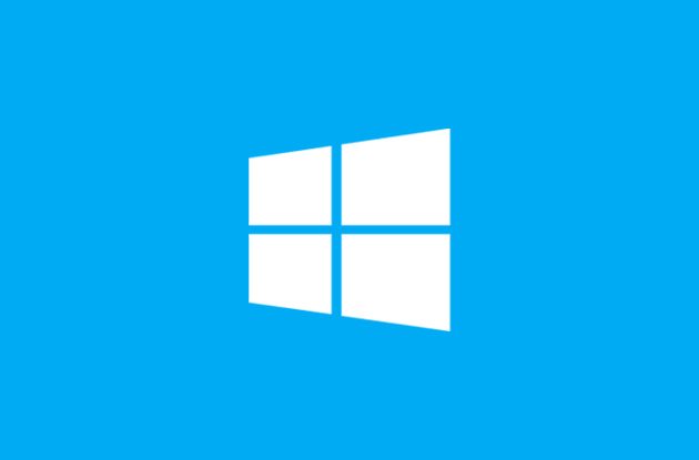 Windows Logo in Weiss auf blauem Hintergrund als Symbol für Microsoft Betriebssysteme